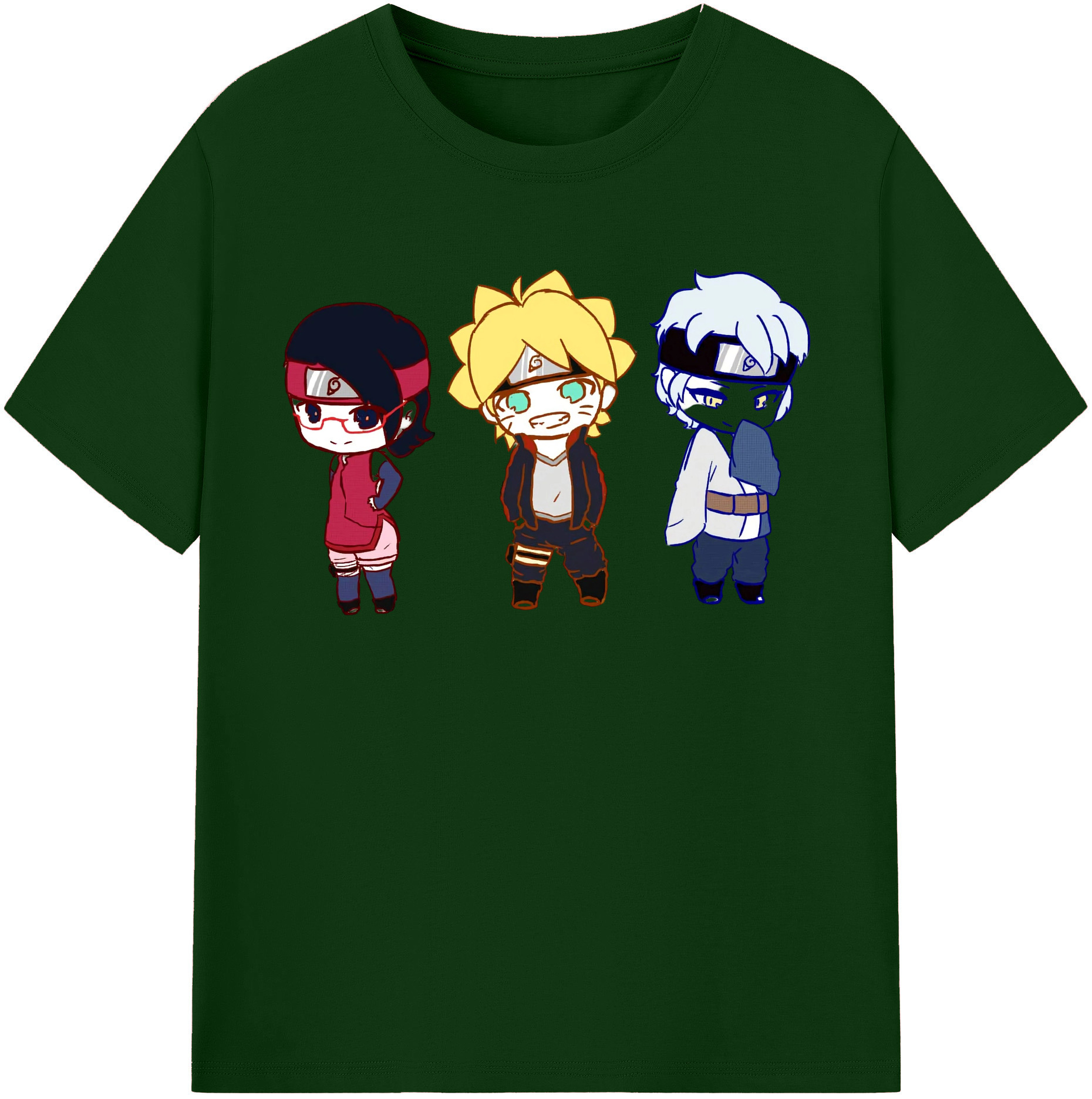 （画像用） NARUTO -ナルト- うずまき ボルト Uzumaki Boruto 綿100％半袖Tシャツ（フロントプリント）